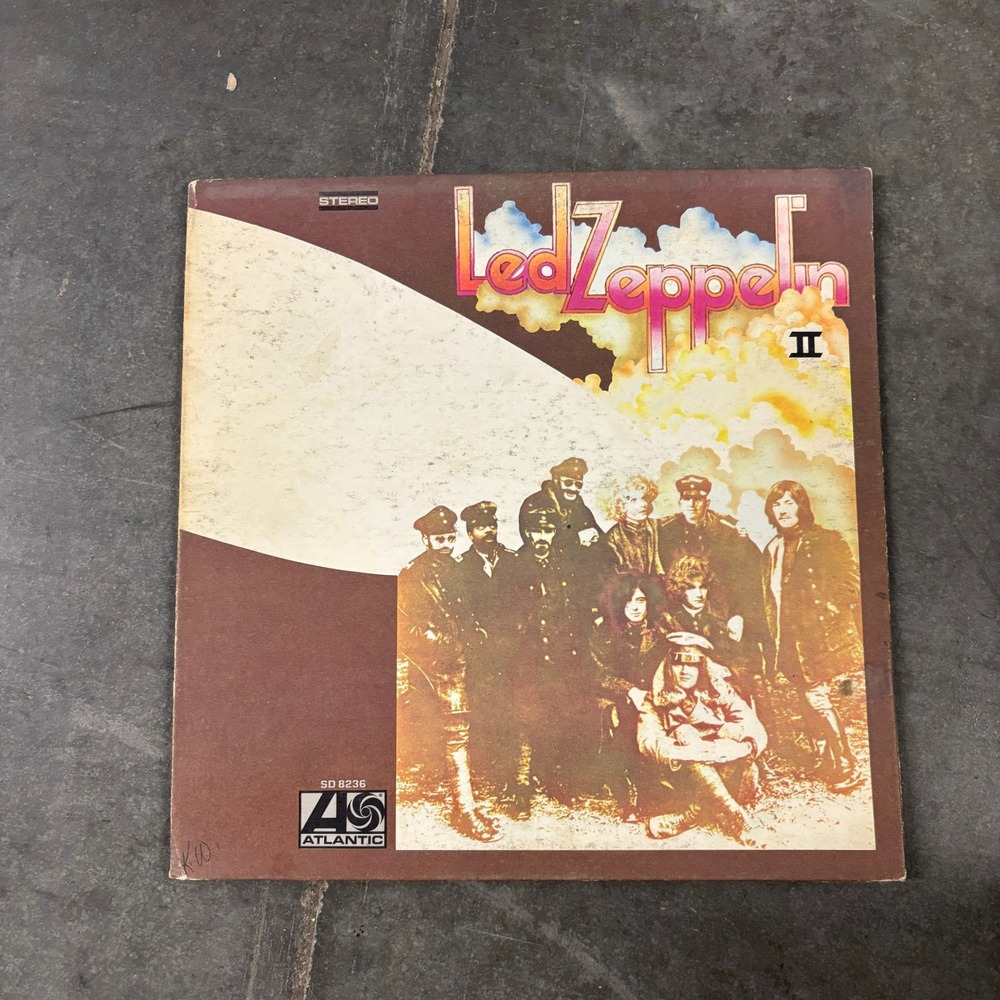 Led Zeppelin II Vinyl LP Record SD 8236 Atlantic Gatefold Classic Rock 1969